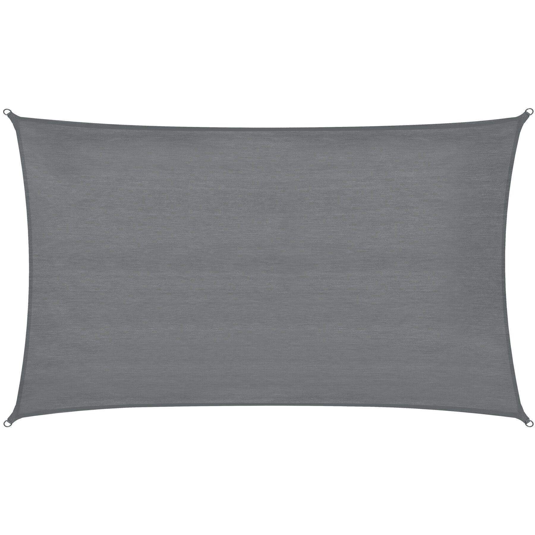 Toldo de hdpe resistente a la intemperie con 185 g/m², 5 x 7 m, gris