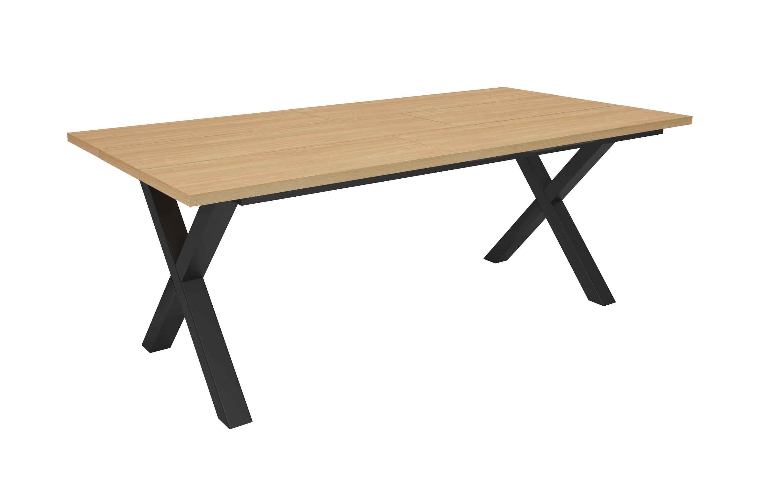 Mesa comedor, 194x90x74 cm, roble soft