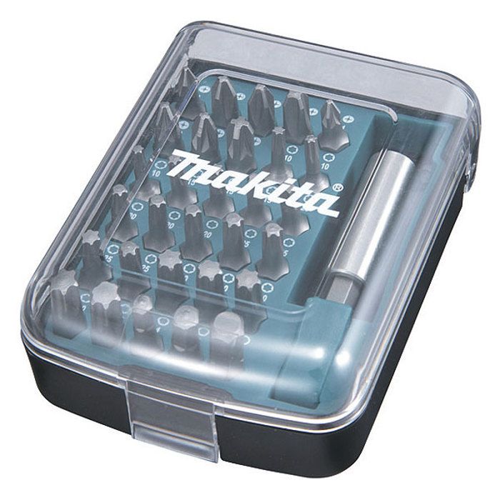 Caja de puntas Makita 30 puntas + portapuntas magnético - d-34936