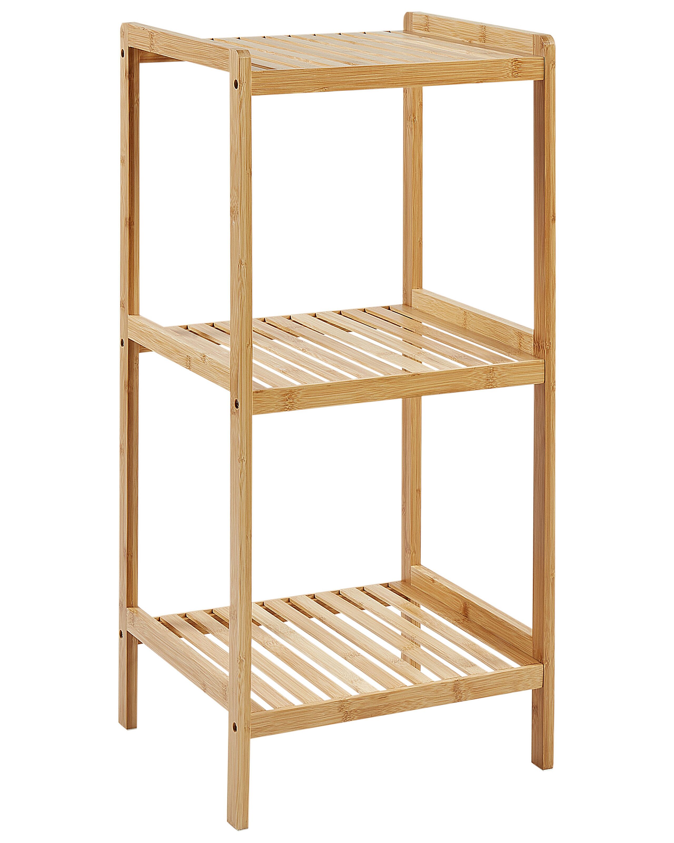 Estantería baxley madera de bambú marrón claro