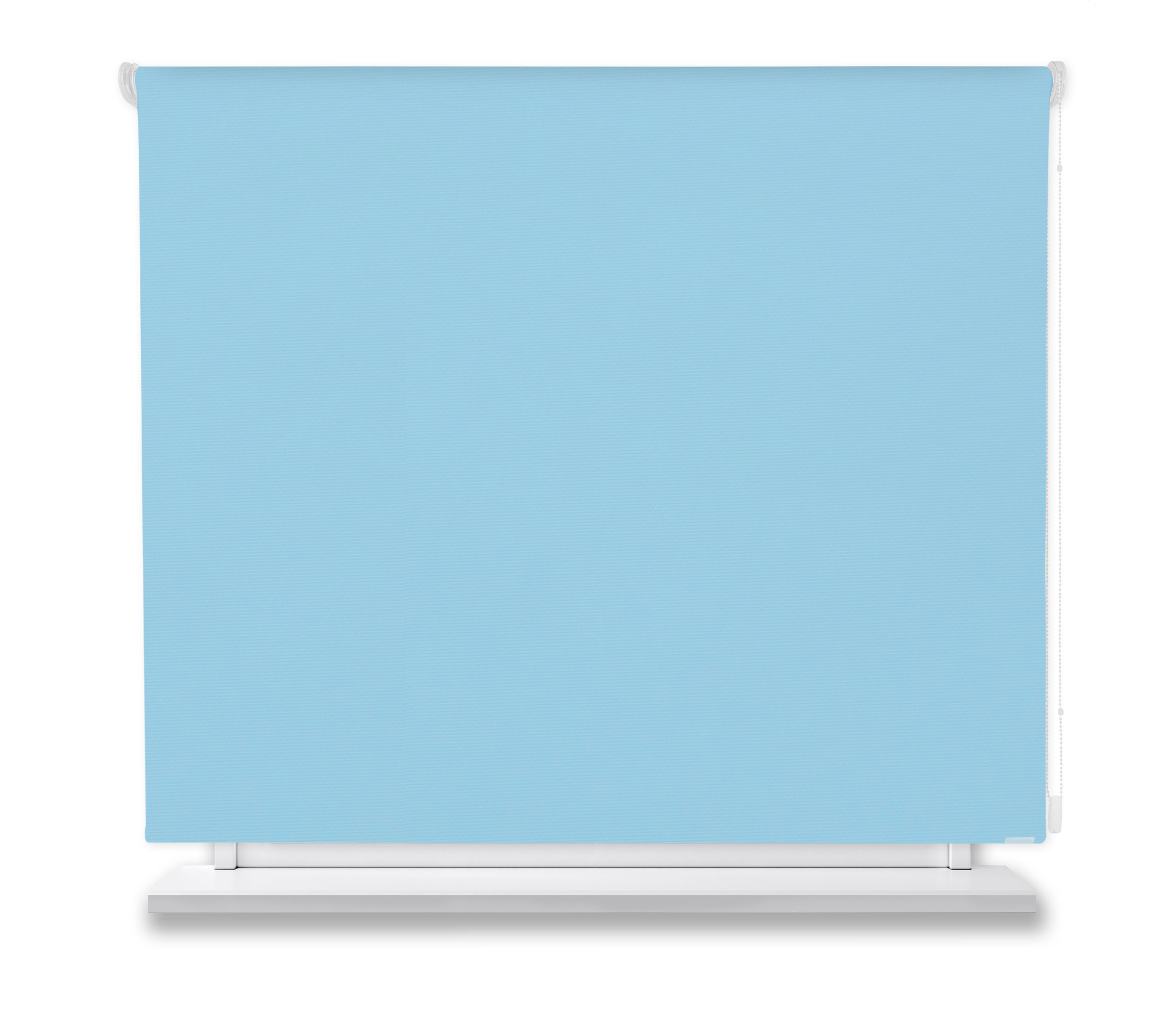 Estor enrollable opaco azul 170x250cm.