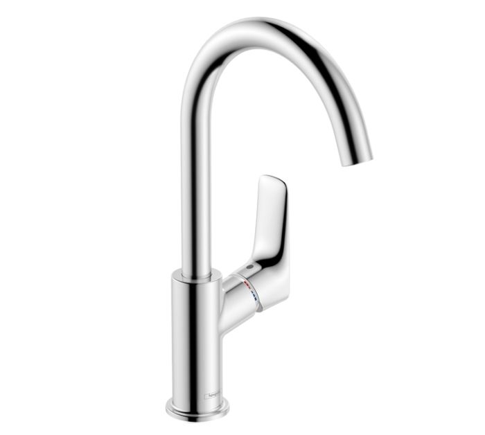 Logis mezclador de lavabo con caño alto - cromo - hansgrohe - comfortzone 2