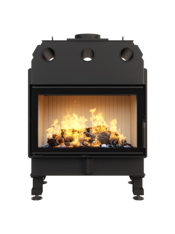 Chimenea insertable de leña - energy 80x50 (17,0 kw) eco