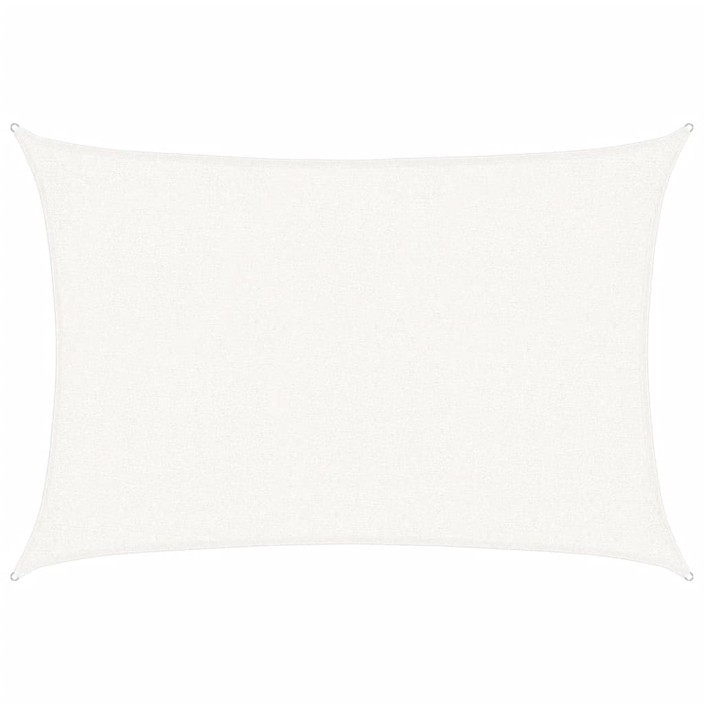 vidaXL toldo de vela hdpe blanco 160 g/m² 2x2,5 m