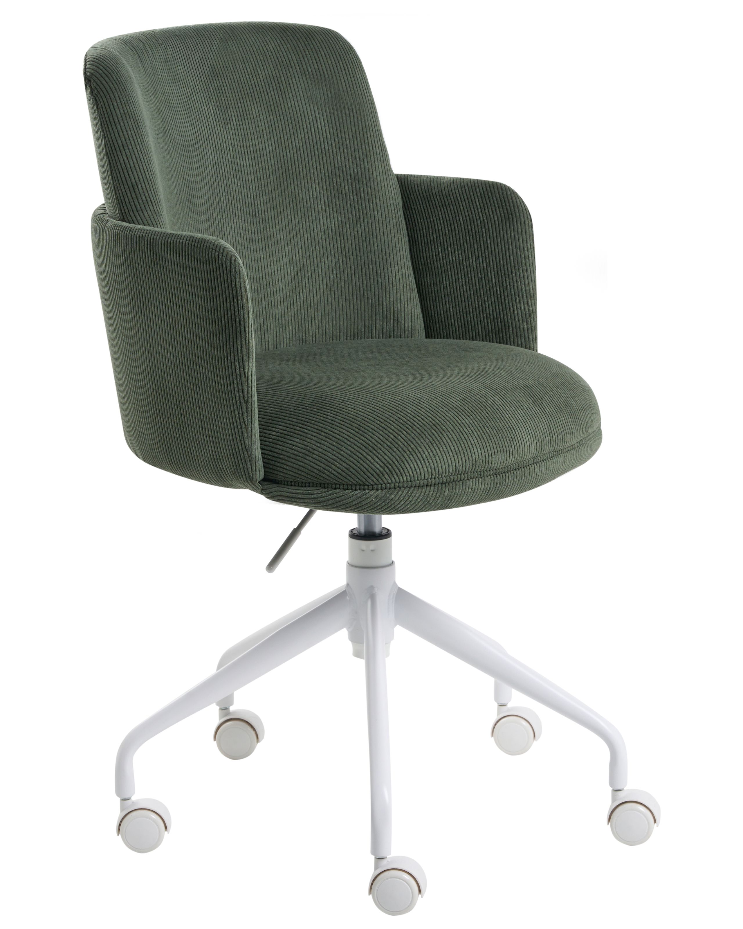 Silla de oficina dryden pana verde oscuro