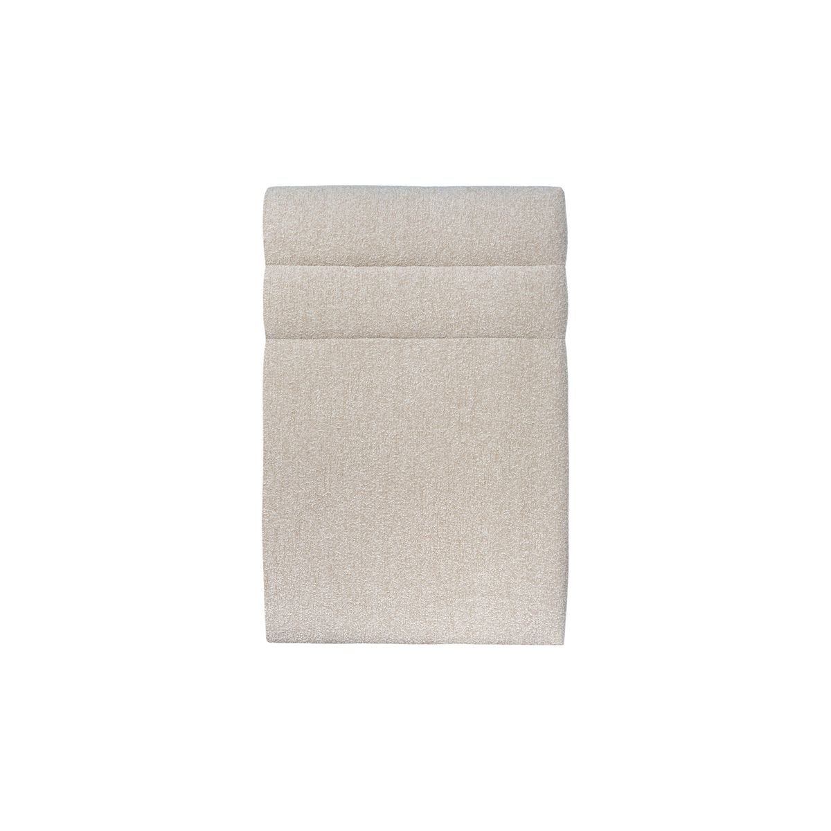 Cabecero 90 cm lines - tejido rizado beige claro - beige claro