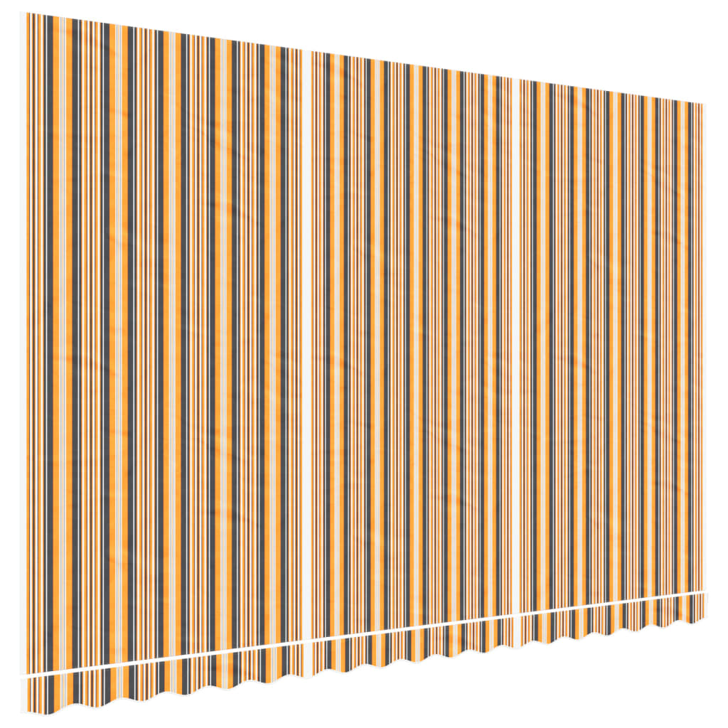 vidaXL tela de repuesto de toldo rayas de colores 4,5x3 m