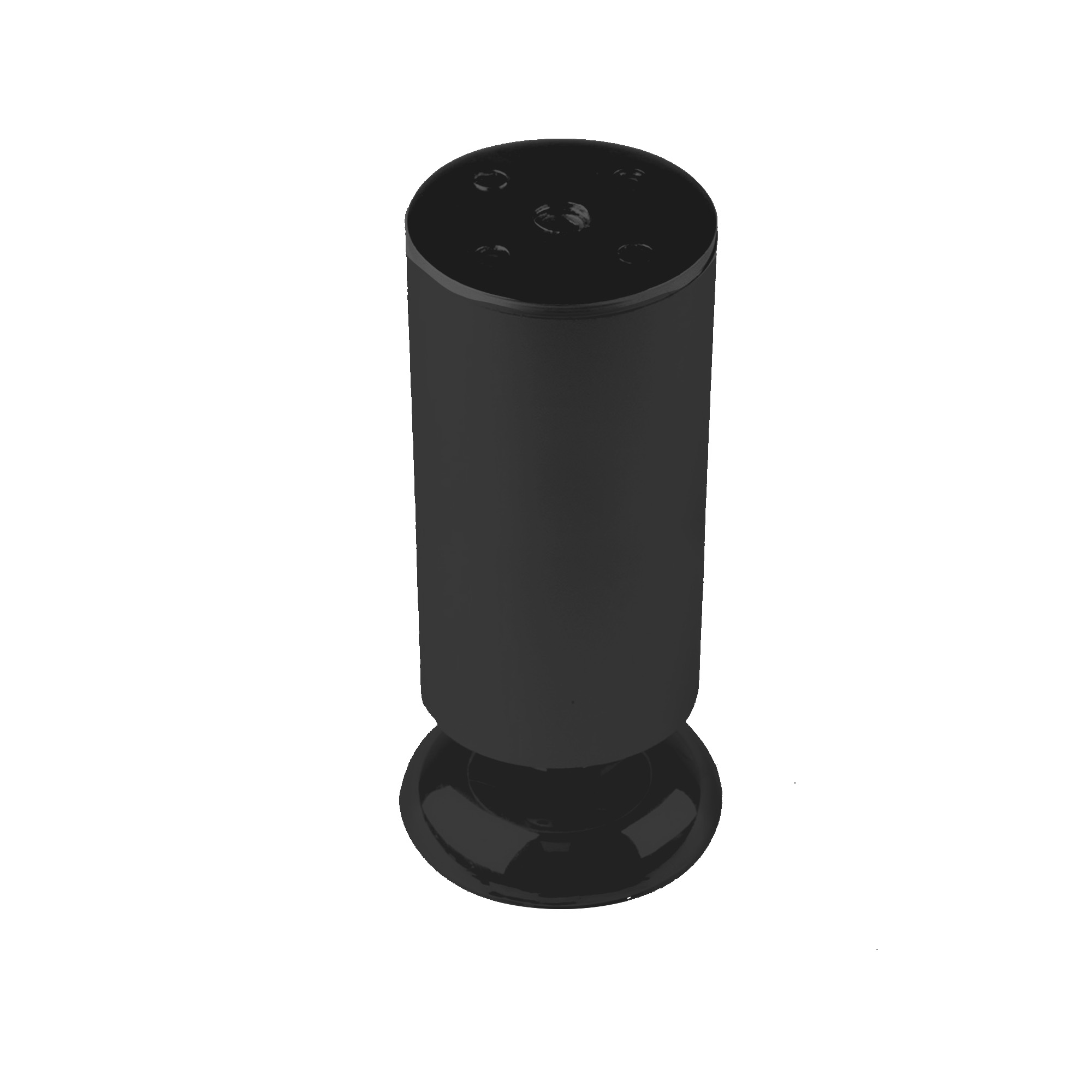 Pata para mueble rei 2-413.150.18 | 50x50x150 mm | negro poro | acero