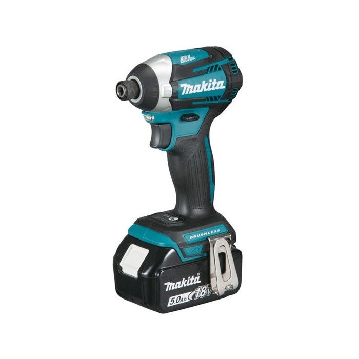 Atornilladora de impacto 18 v li-ion 5 ah 175 nm Makita - 2 baterías, carga