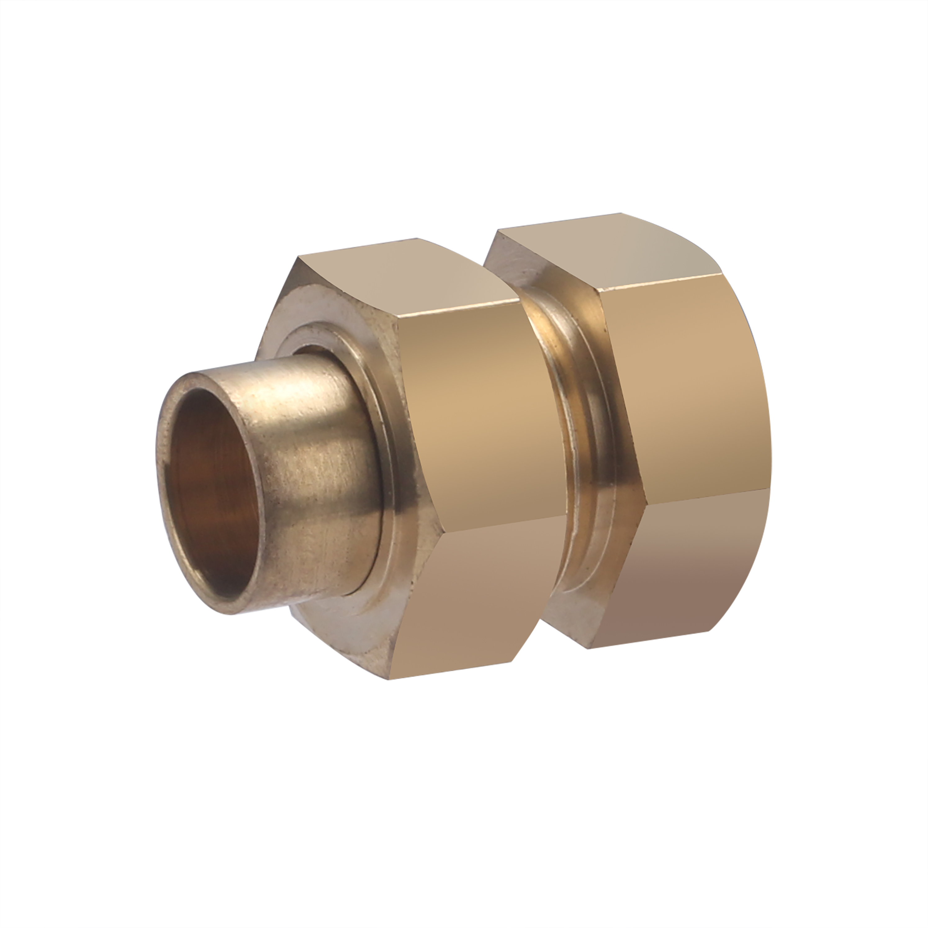 Conector esférico de latón para soldar ø16 - rosca hembra 3/4