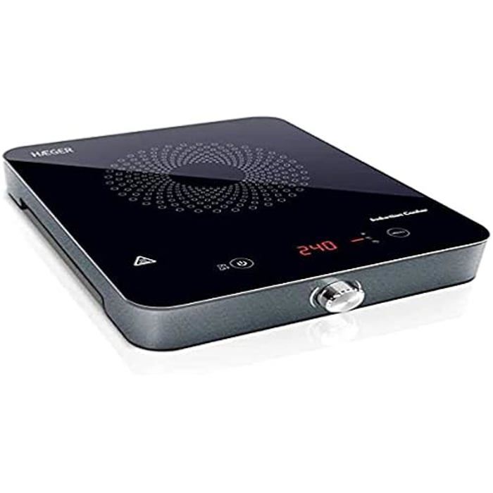 Placa de inducción - hAEGer - induction plus - 2000 w - pantalla LED - 1 zo