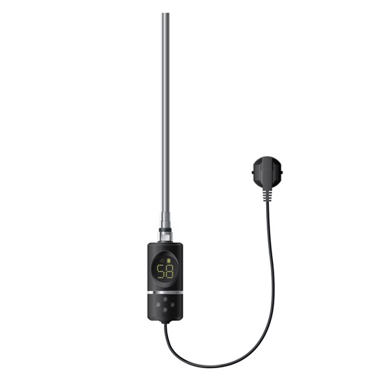 Elemento calefactor eléctrico 600w acero inoxiable negro para radiador