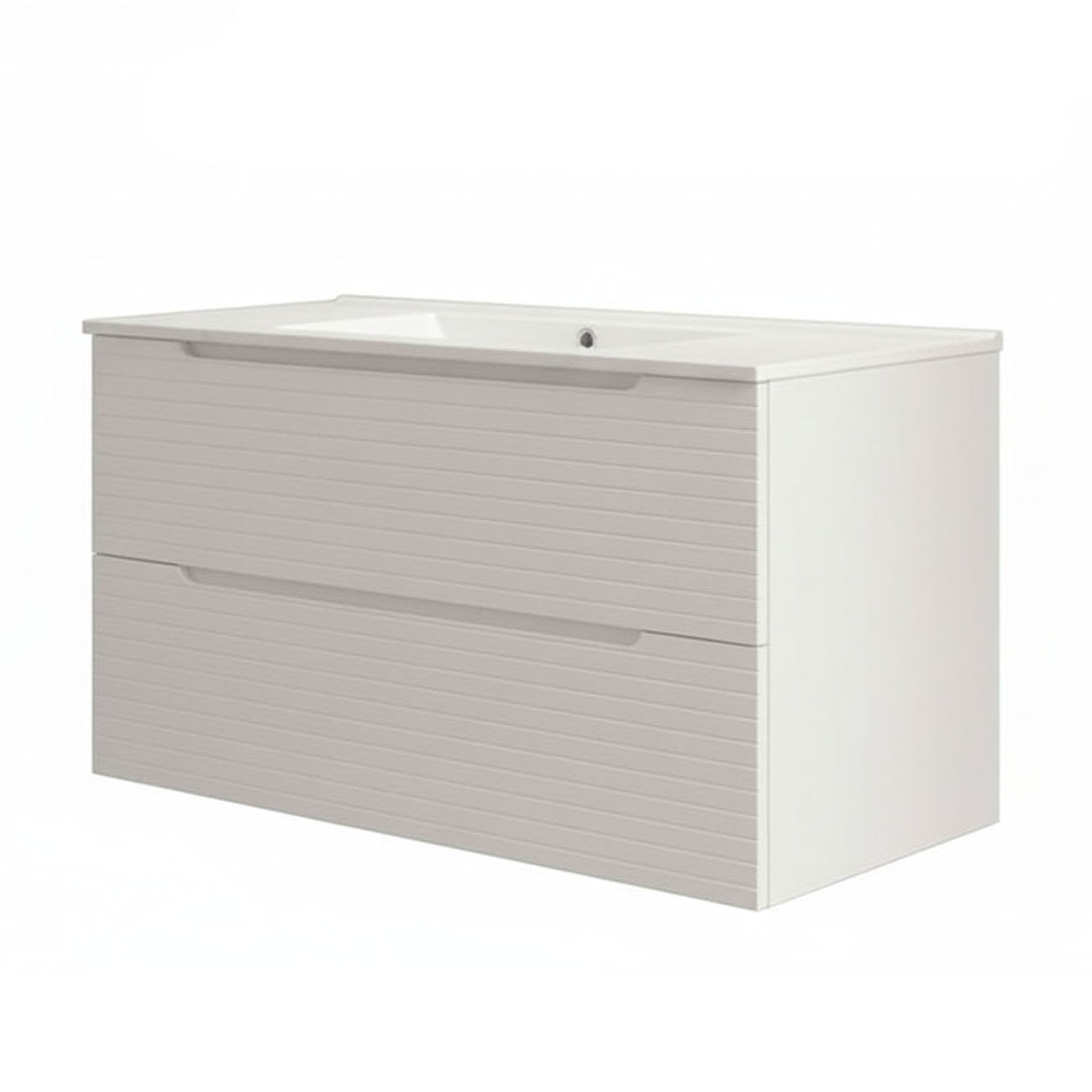 Móveis banho lavatório, boreal 80x45 cm branco mate 2 gavetas suspensas
