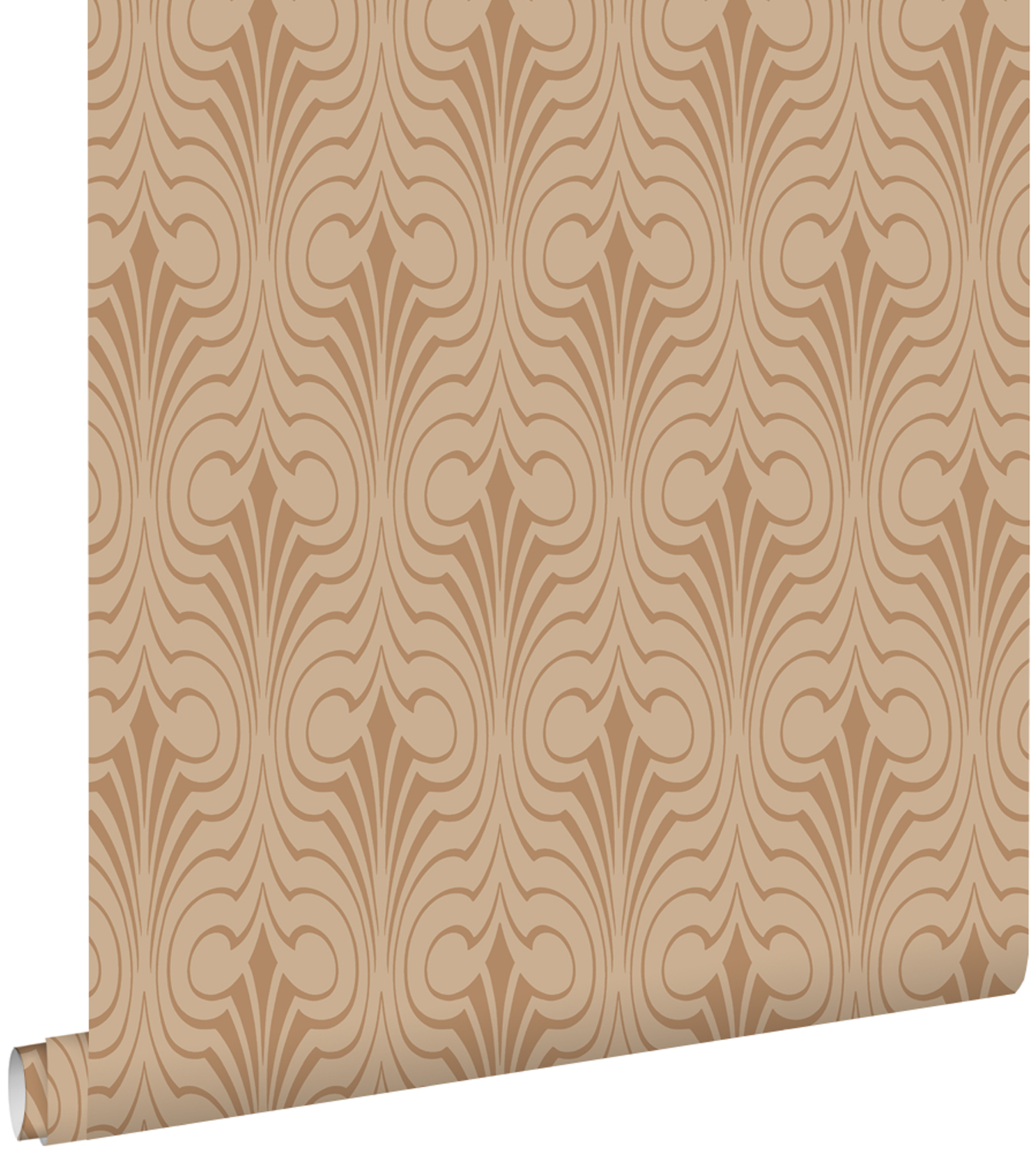 Estahome papel pintado forma gráfica rosa terracota 50 x 900 cm