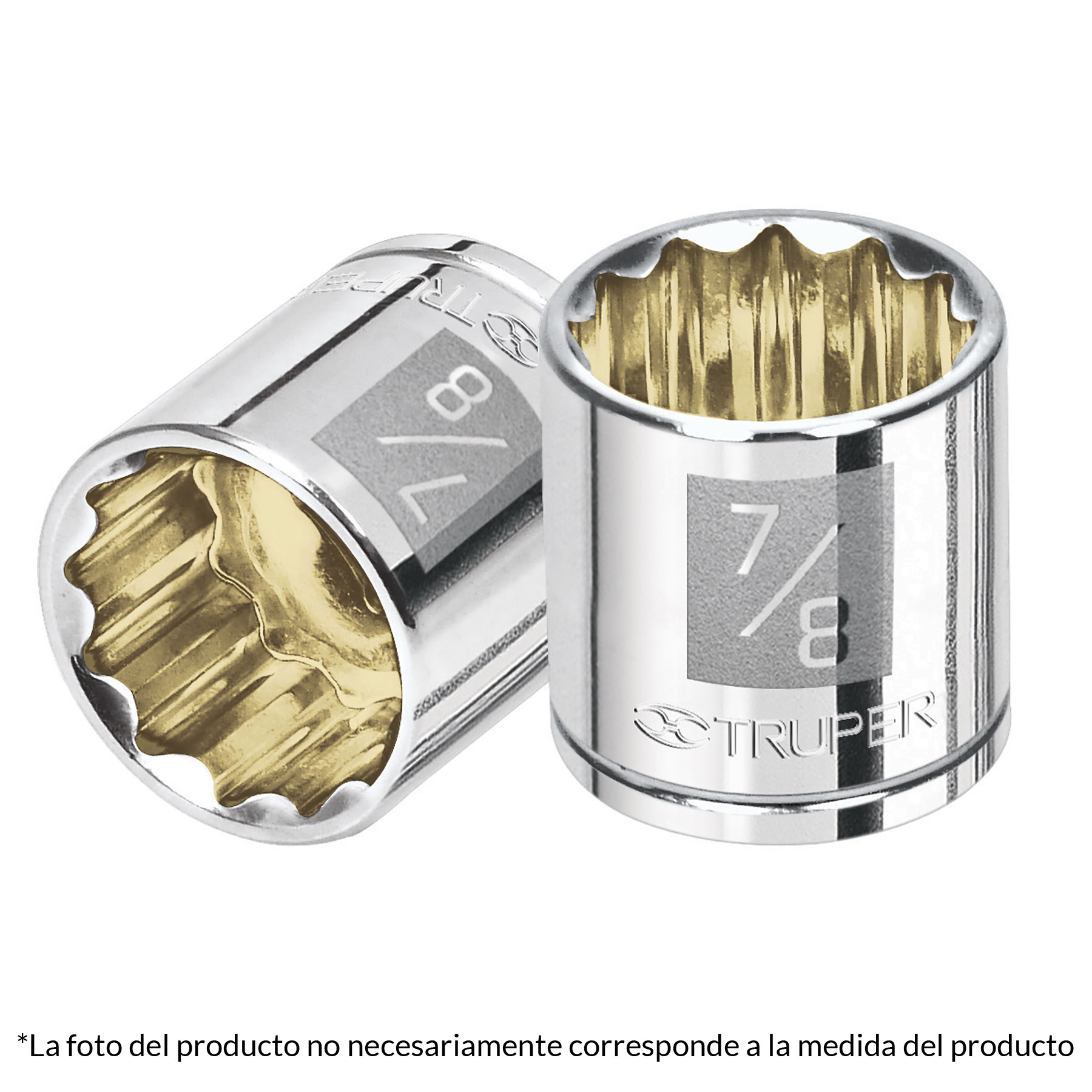 Llave vaso bihexagonal, cuadro 3/8" - 14 mm