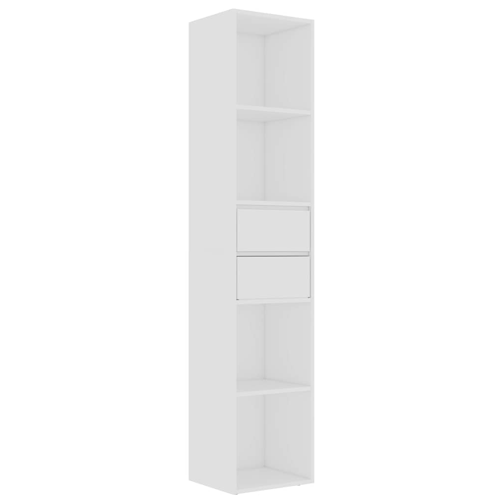 vidaXL estantería librería madera contrachapada blanco 36x30x171 cm