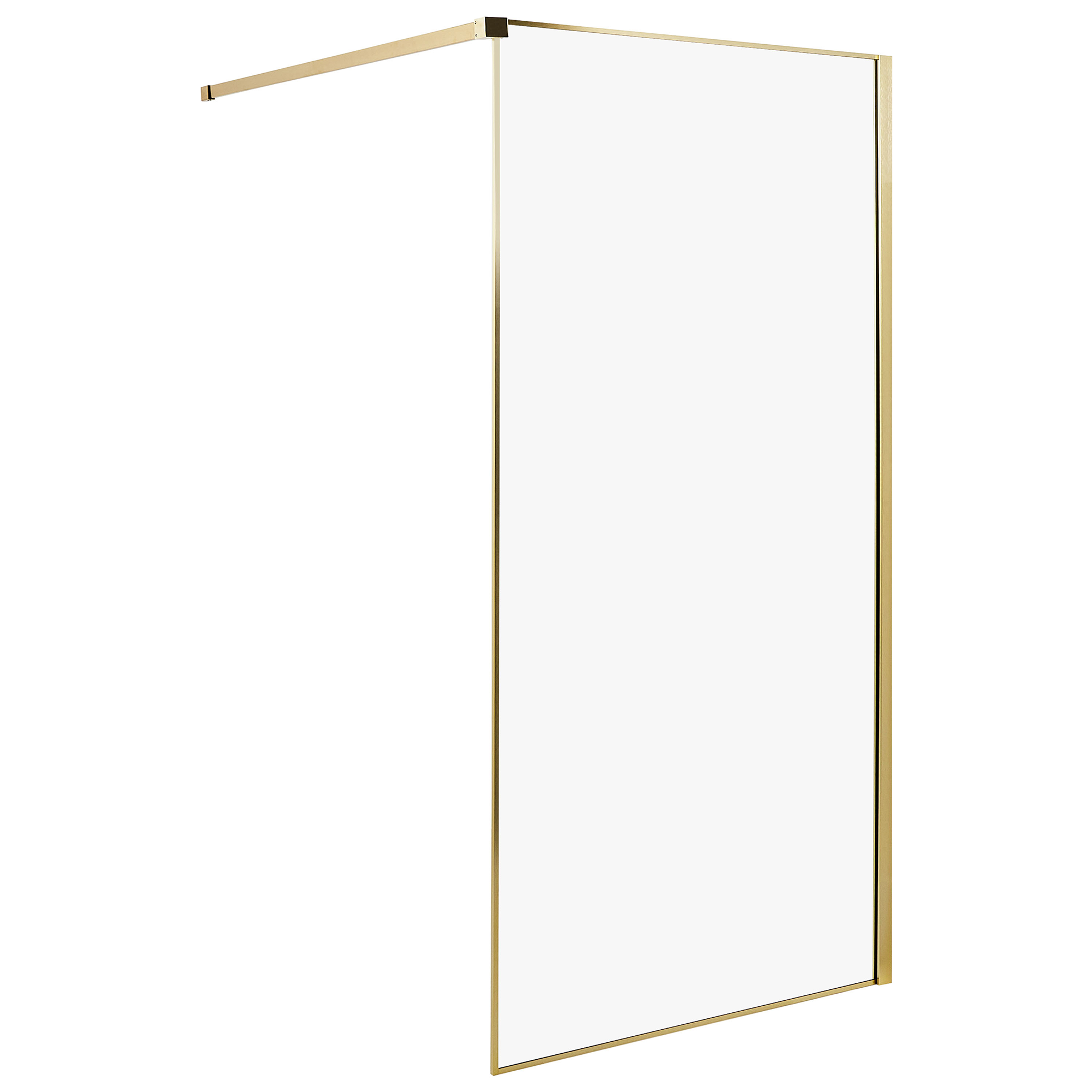 Mampara de ducha waspam 100 x 190 cm dorado