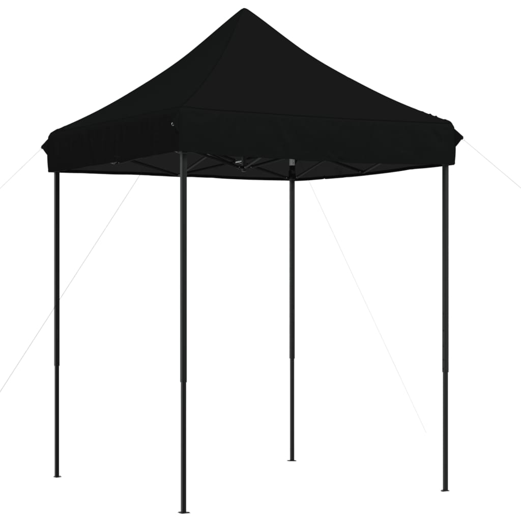 vidaXL tienda de fiesta plegable pop-up negro 200x200x306 cm