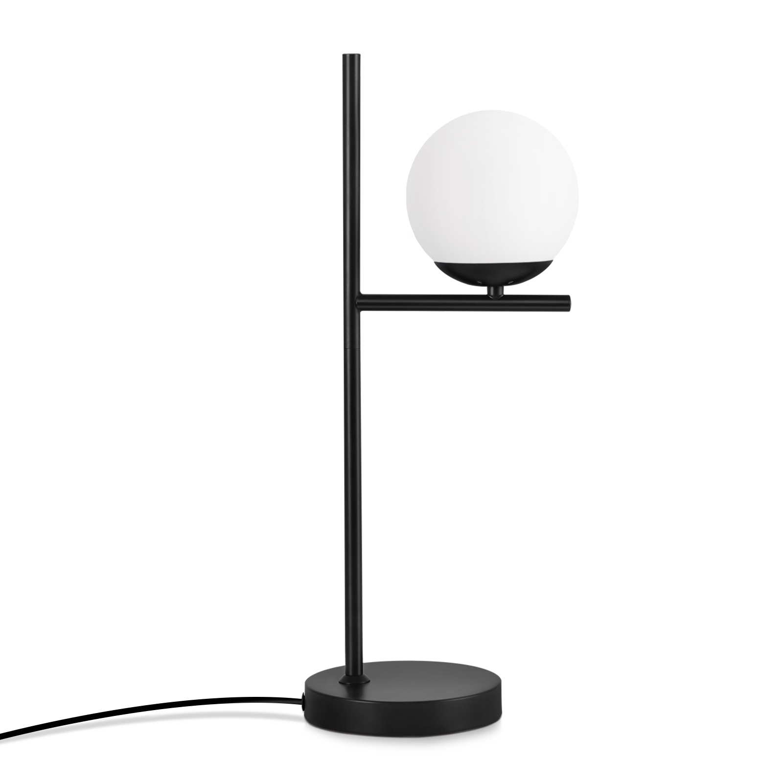 Nettlife lámpara de mesa blanca E27 26x21
