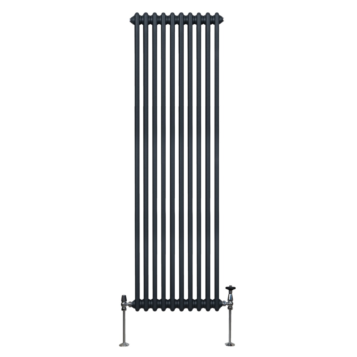 Radiador tradicional vertical de 2 columnas - 1800x 472mm - gris