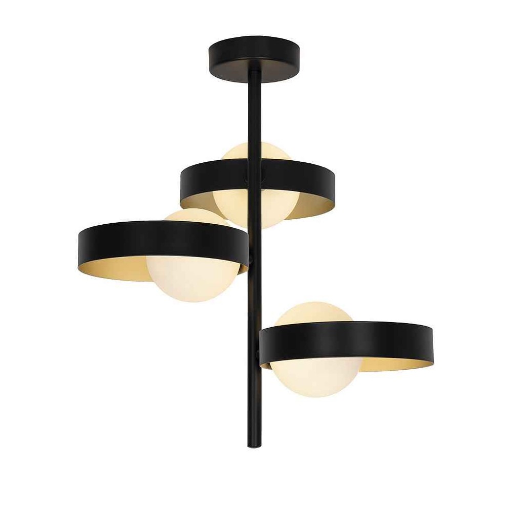 Lampara de techo arianna negro 40cm