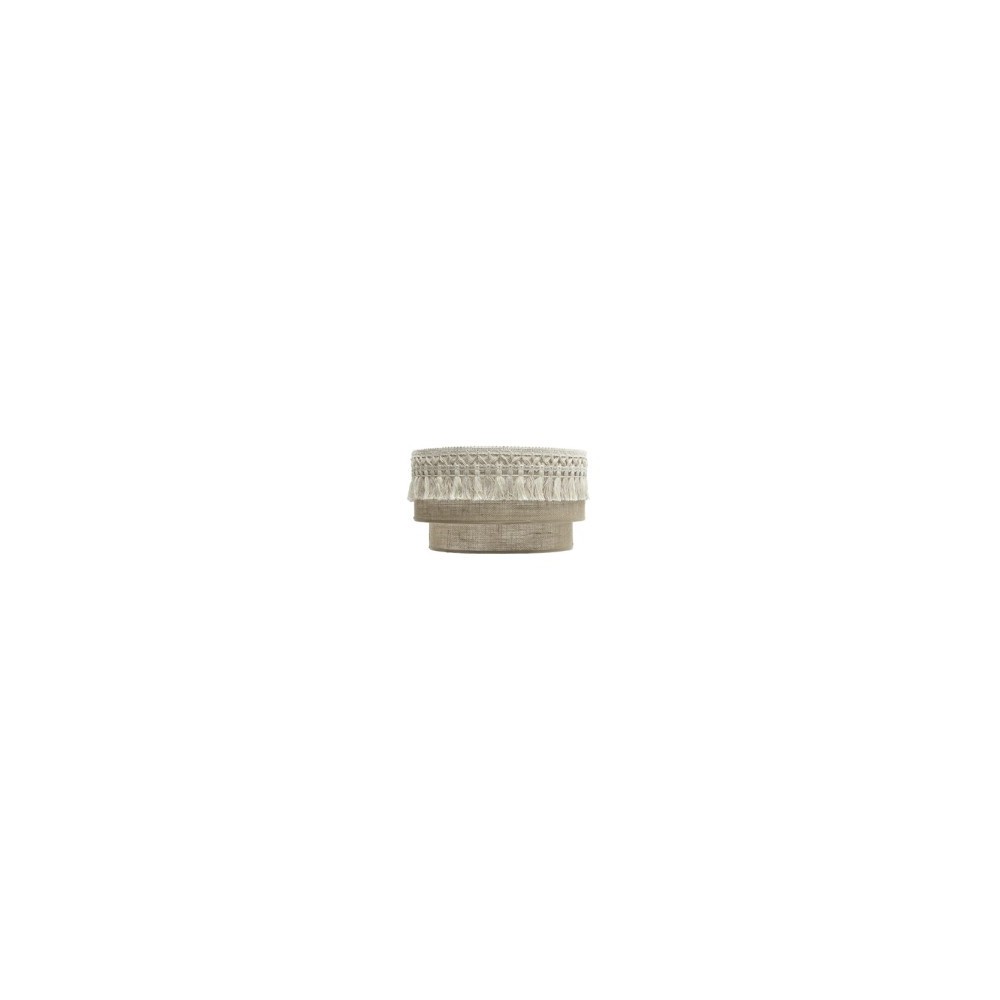 Ekaterina washer sconce 1xe27 metal / textile