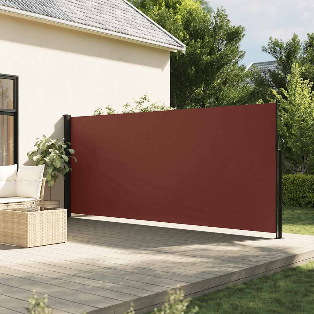 Pantalla de jardín, toldo lateral retráctil marrón 160x300 cm ety5233780