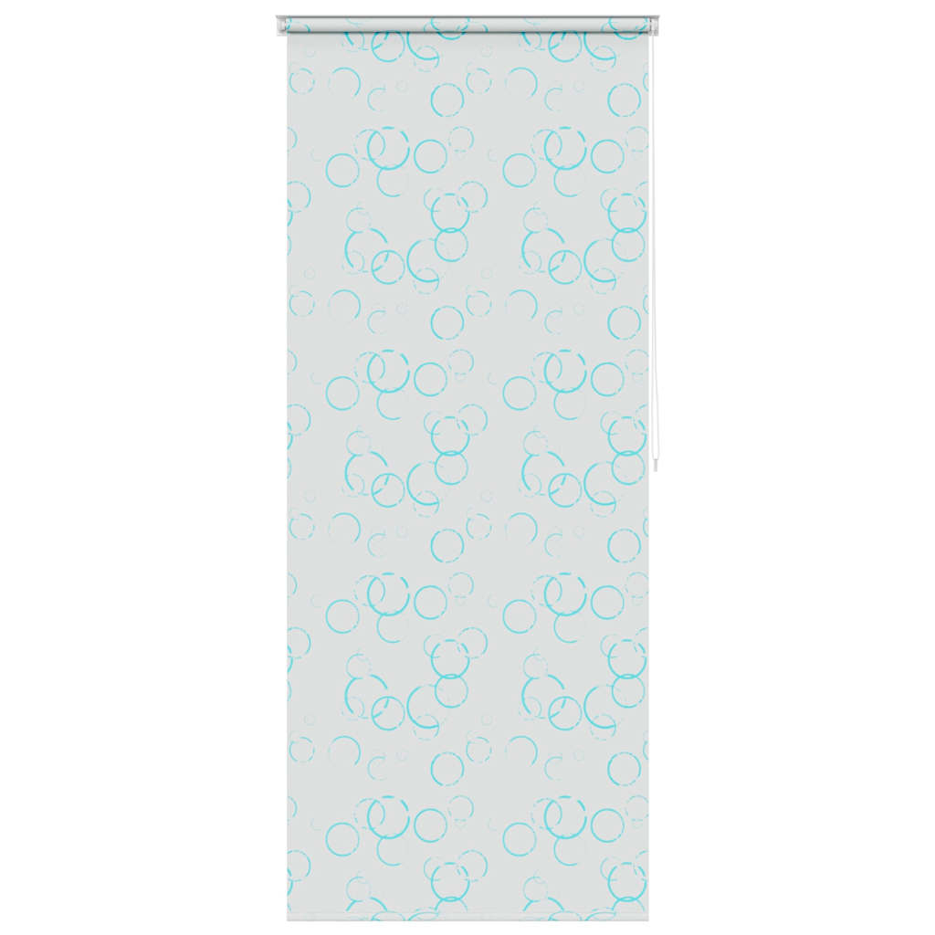vidaXL persiana enrollable de ducha burbujas 100x240 cm