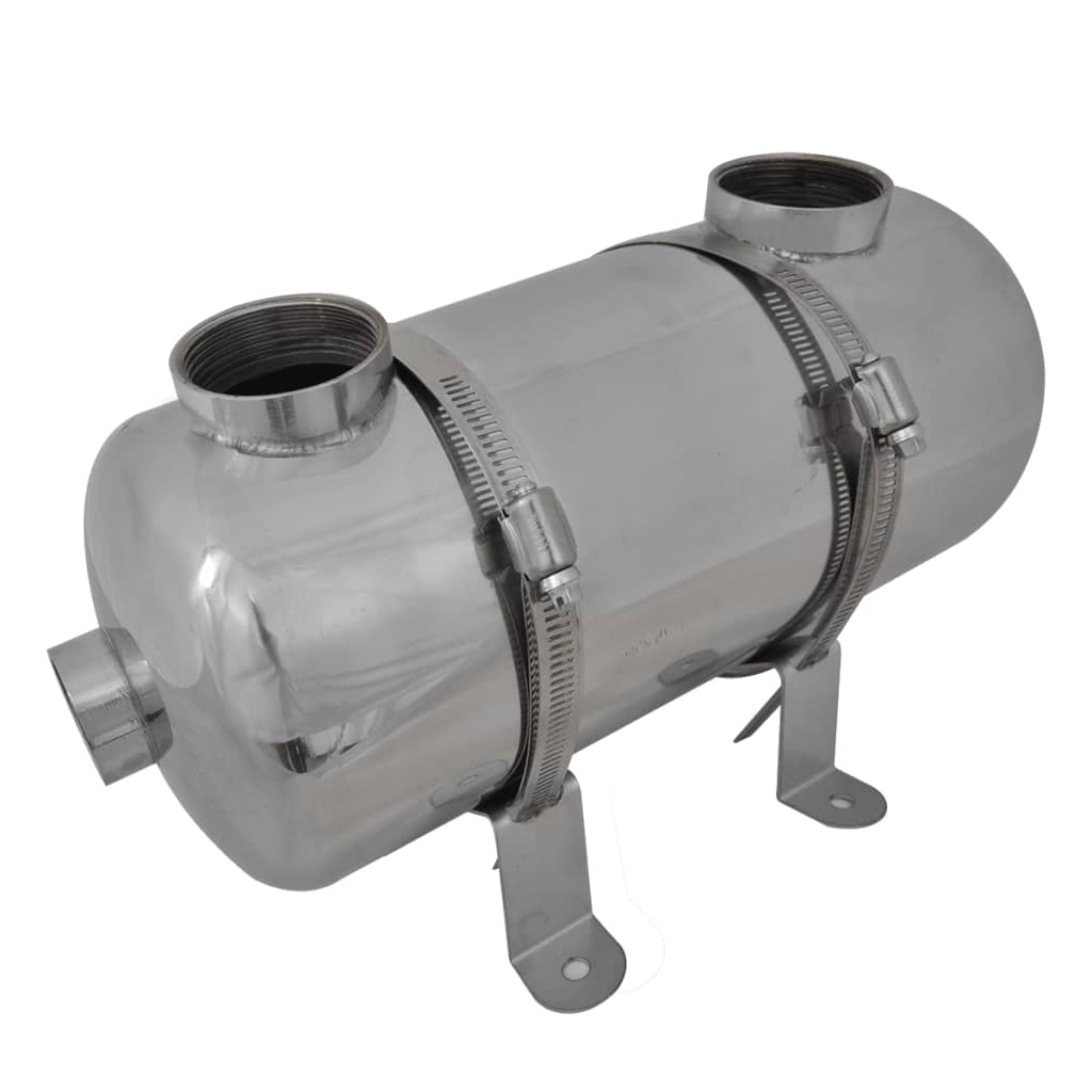 Intercambiador de calor para piscina, 355 x 134 mm, 40 kw