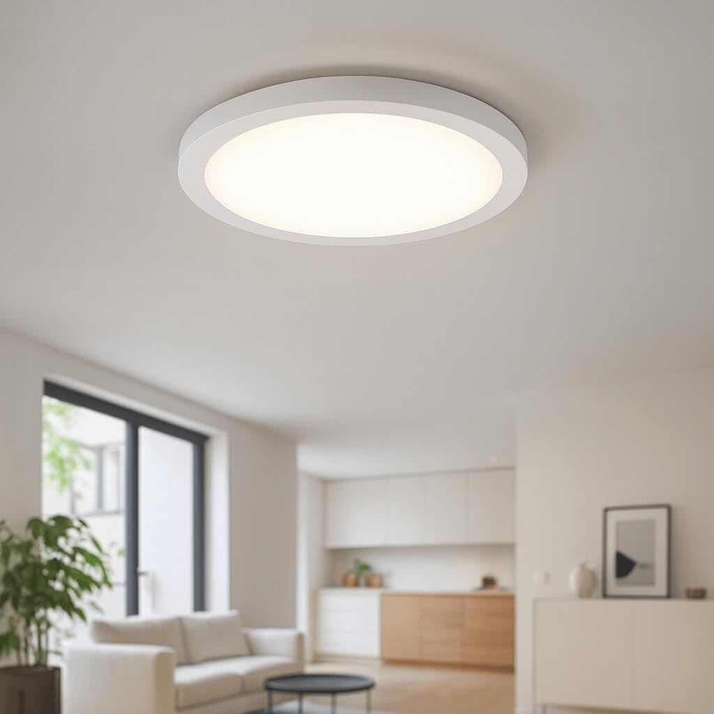 Plafón LED circular 24w (240w), 2880lm, ø21cm, luz seleccionable 4cct