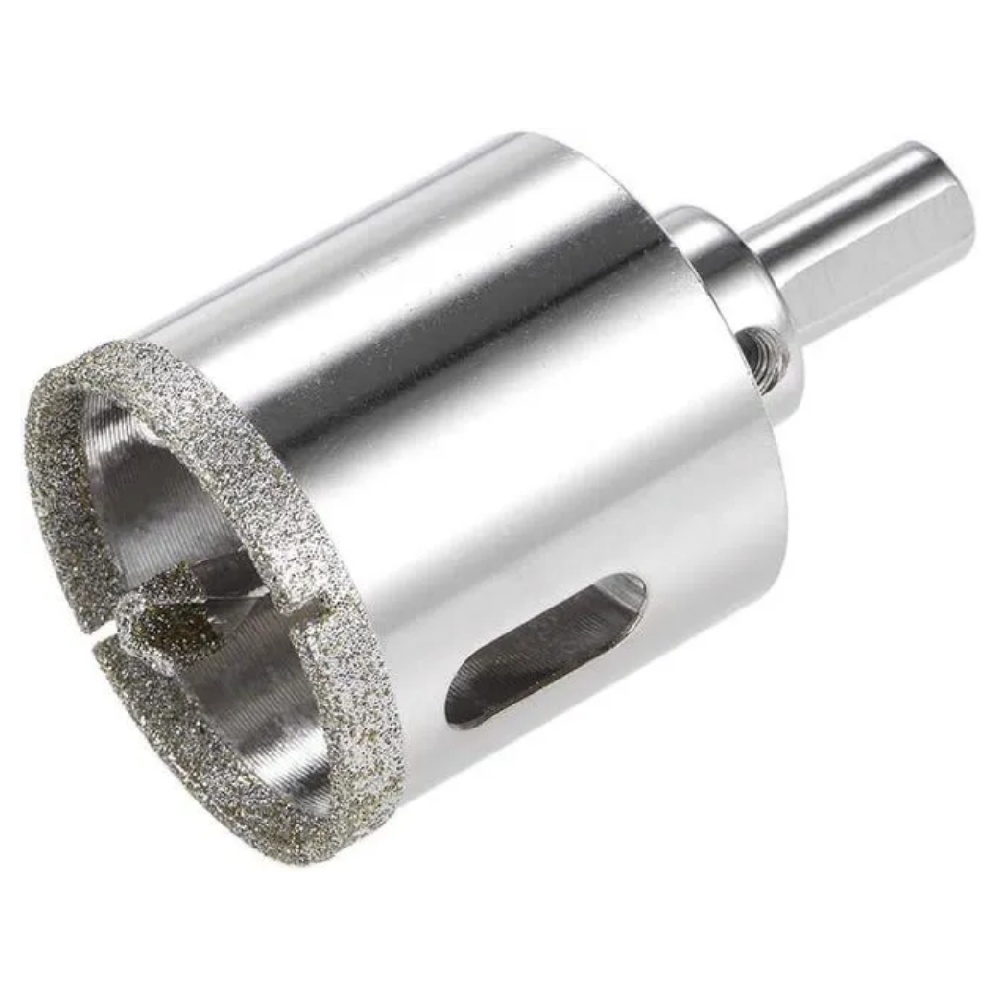 Broca diamante 45mm vástago 10mm profundidad 36mm copa vidrio