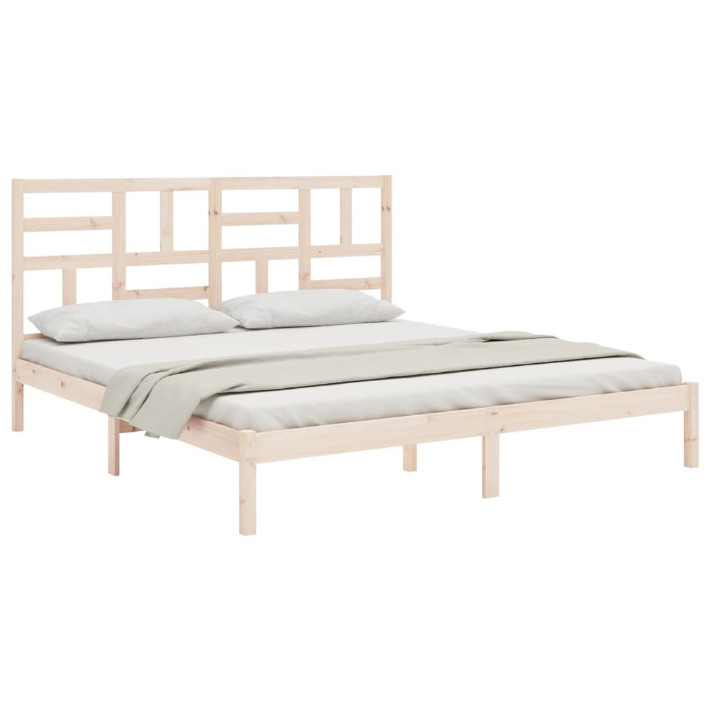 vidaXL estructura de cama sin colchón madera maciza 180x200 cm