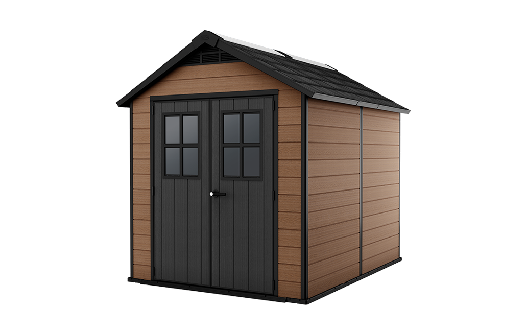 Keter 243410 caseta de exterior newton 759 - 228x287x252 cm y 5,7m2 -