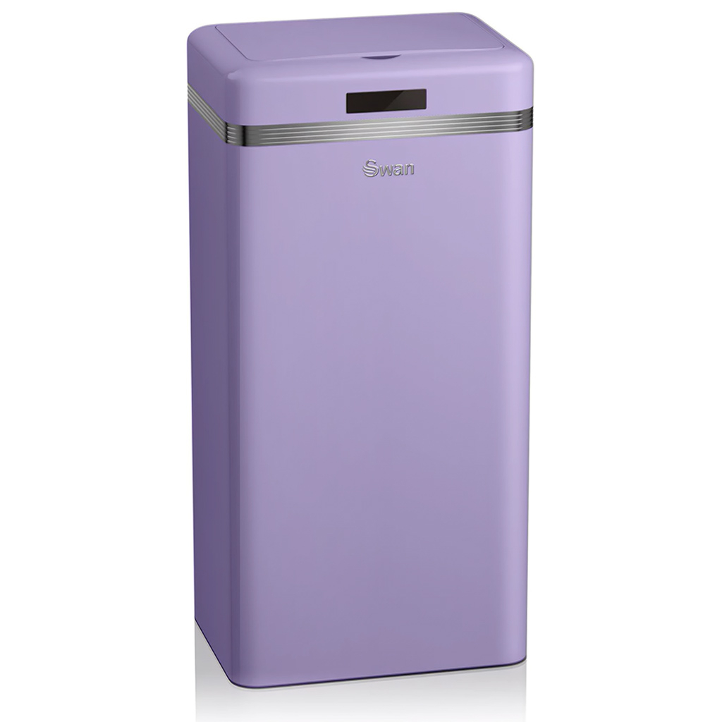 Cubo basura cocina sensor de apertura automát swan swka4500purneu morado