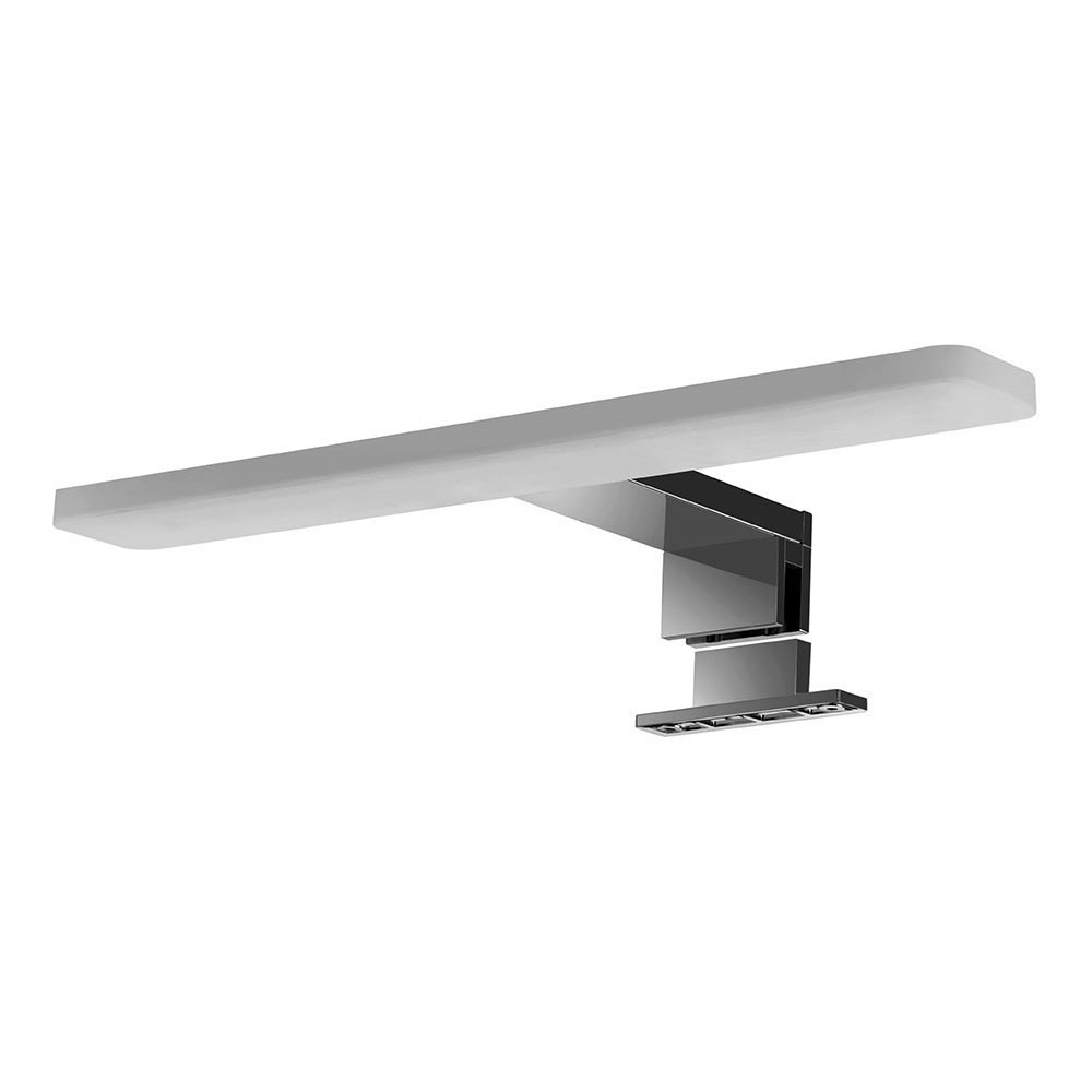 Kibath aplique LED alu 8w de 30 cm acabado cromo brillo 4000 k de aluminio