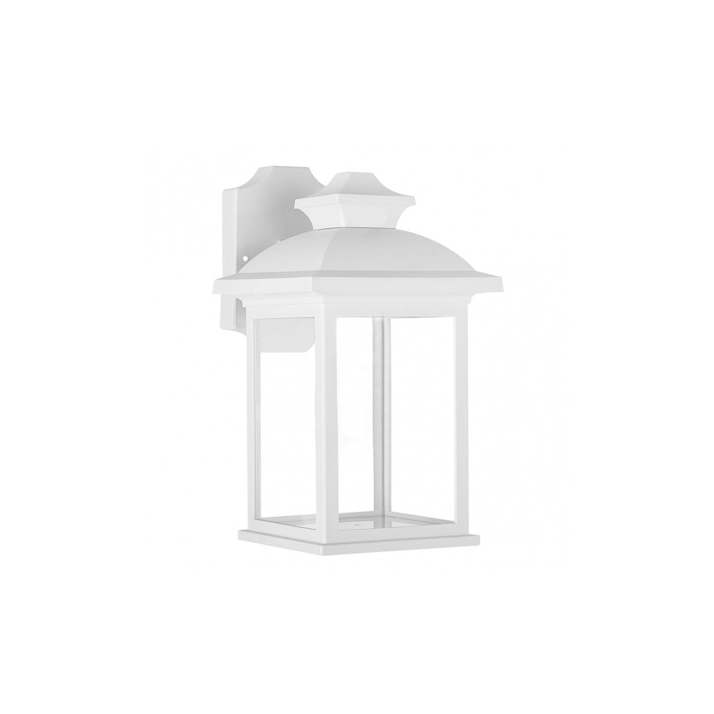 Alcandia outdoor wall light 1xe27 polycarbonate white