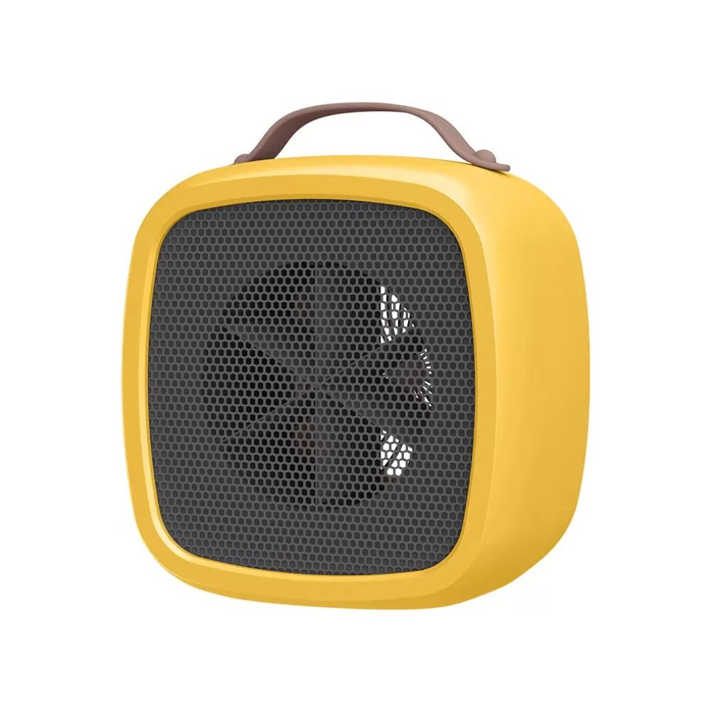 Calefactor eléctrico portátil trópico amarillo (500w)