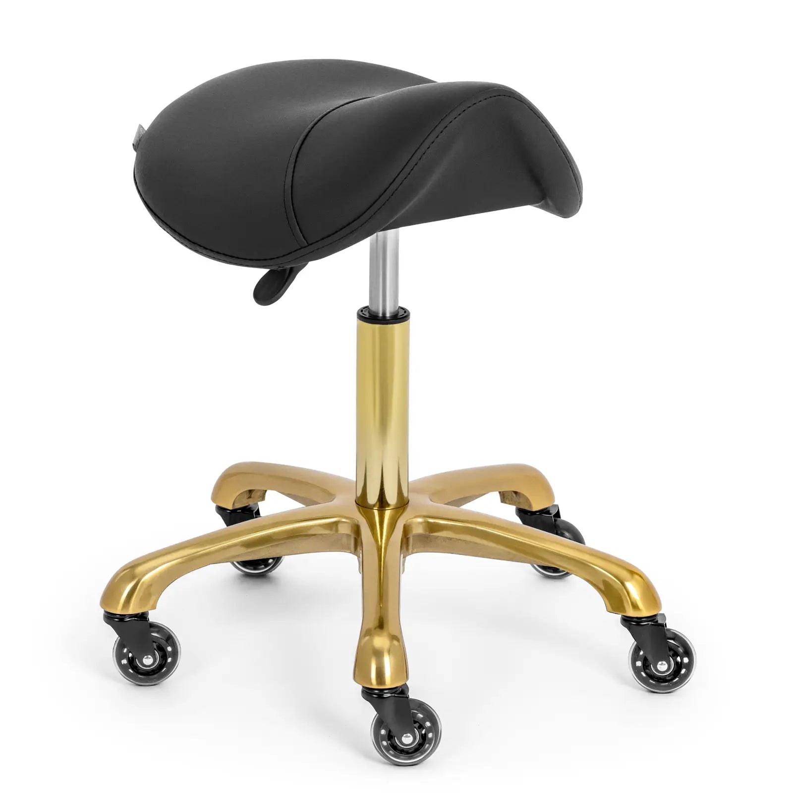 Banqueta de montaria - helloshop26 - preto - 150 kg - altura ajustável 57-7