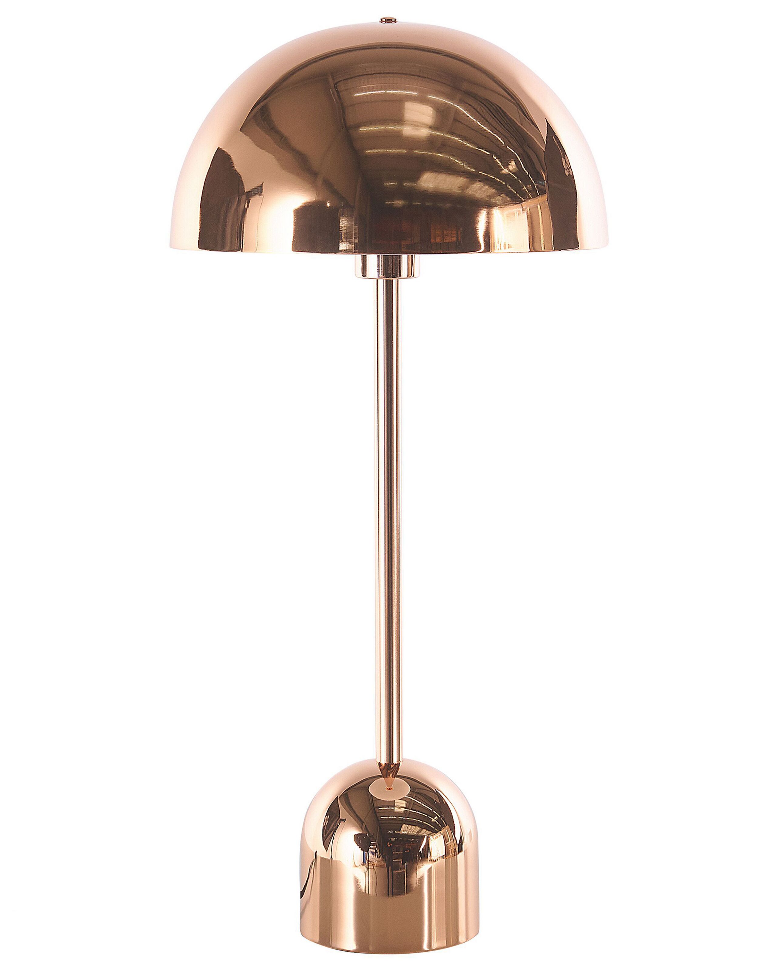 Lámpara de mesa macasia metal cobrizo