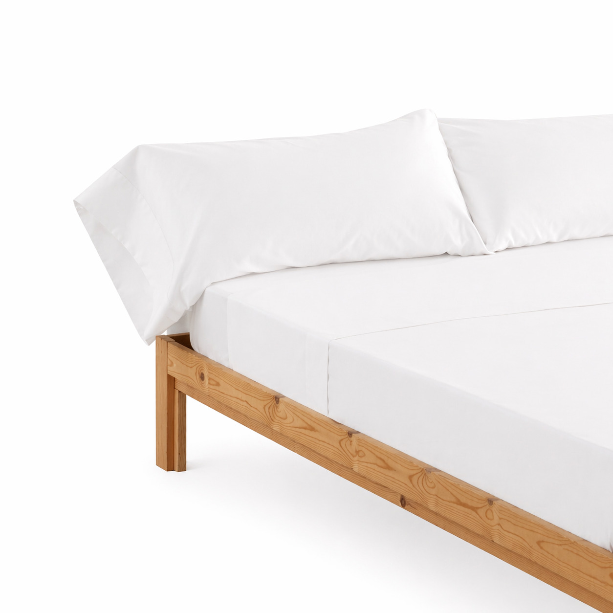 Juego de sábanas design blanco cama 200cm (4 piezas) donegal collections