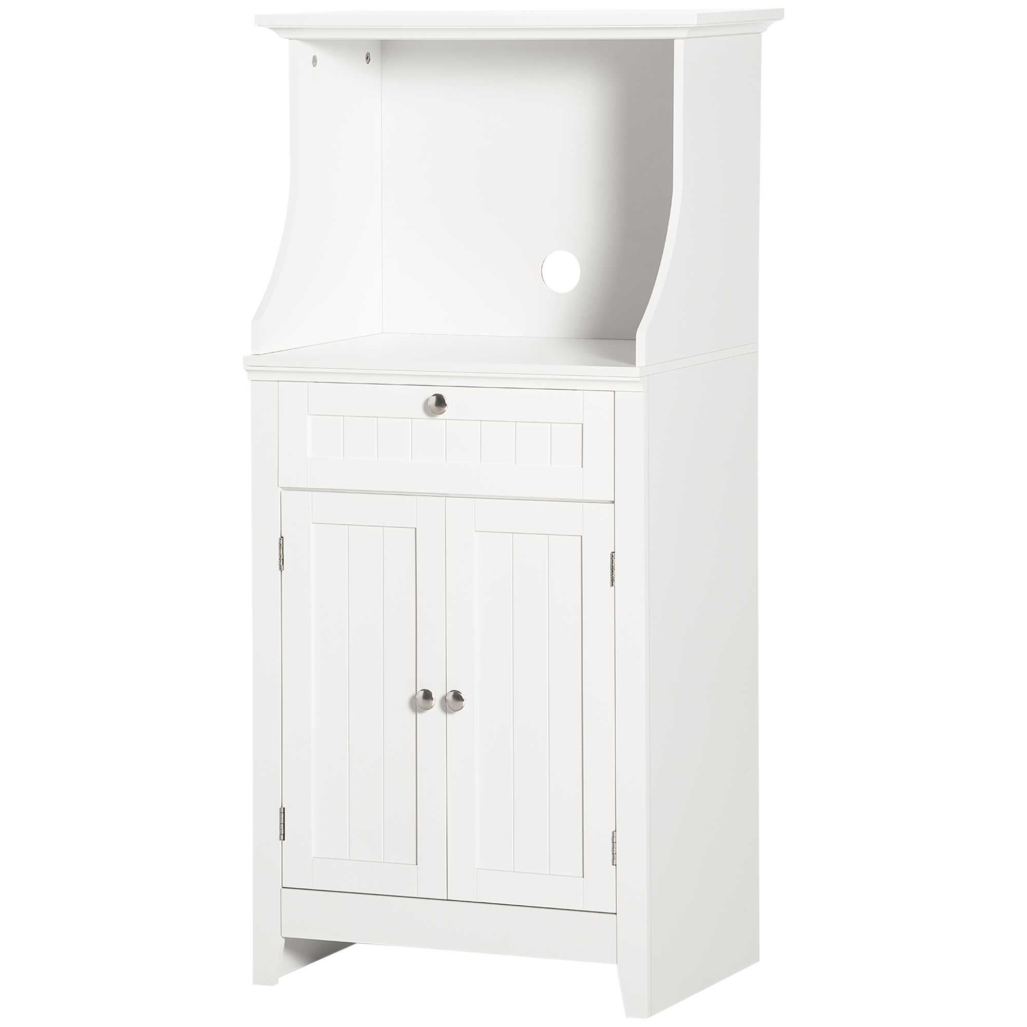 Aparador en mdf blanco 60x40x122.5 cm