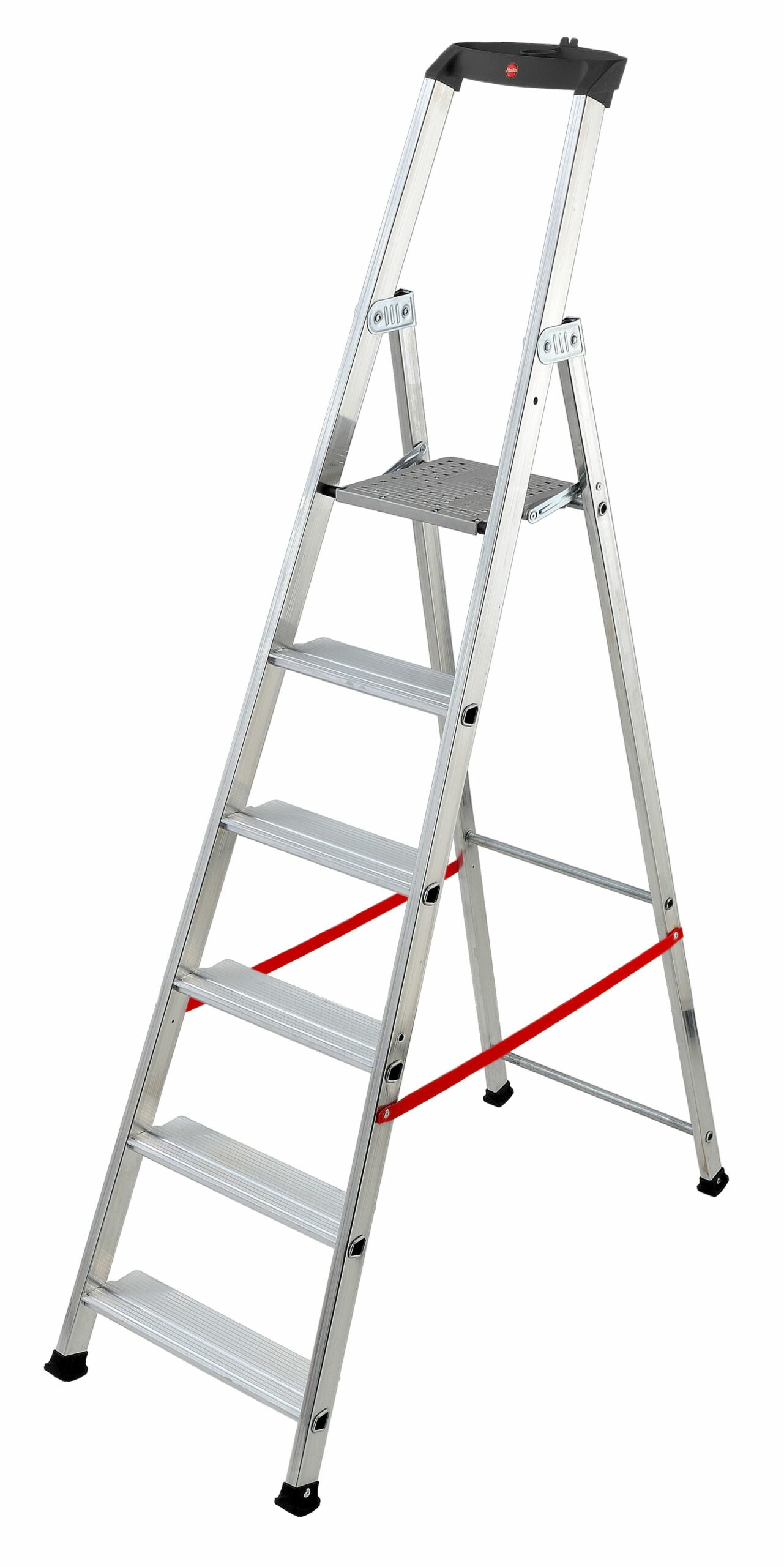 Hailo-8846-011-escalera de tijera profesional alu pro (6 peldaños)