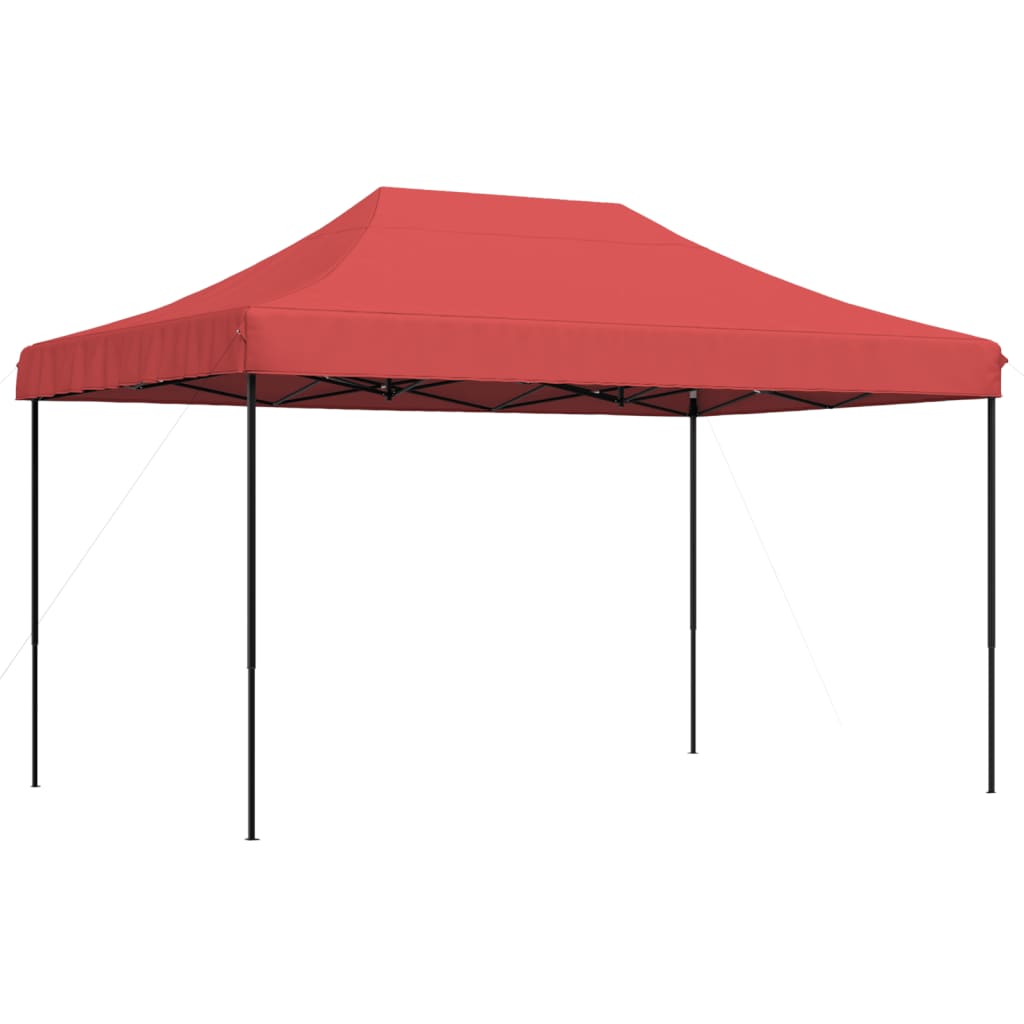 vidaXL tienda de fiesta plegable pop-up burdeos 440x292x315 cm
