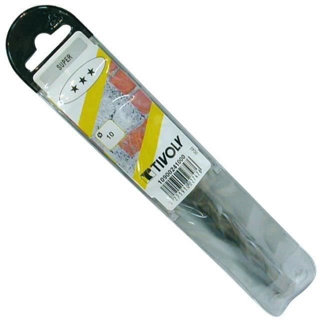 Broca - tivoly - extra - diámetro 8 mm - inserto de carburo de alta tempera