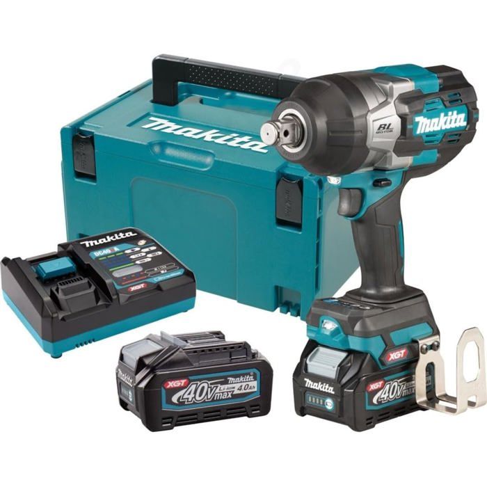 Destornillador de impacto 40v xgt 1630 nm - Makita - con 2 baterías 40v 4.0