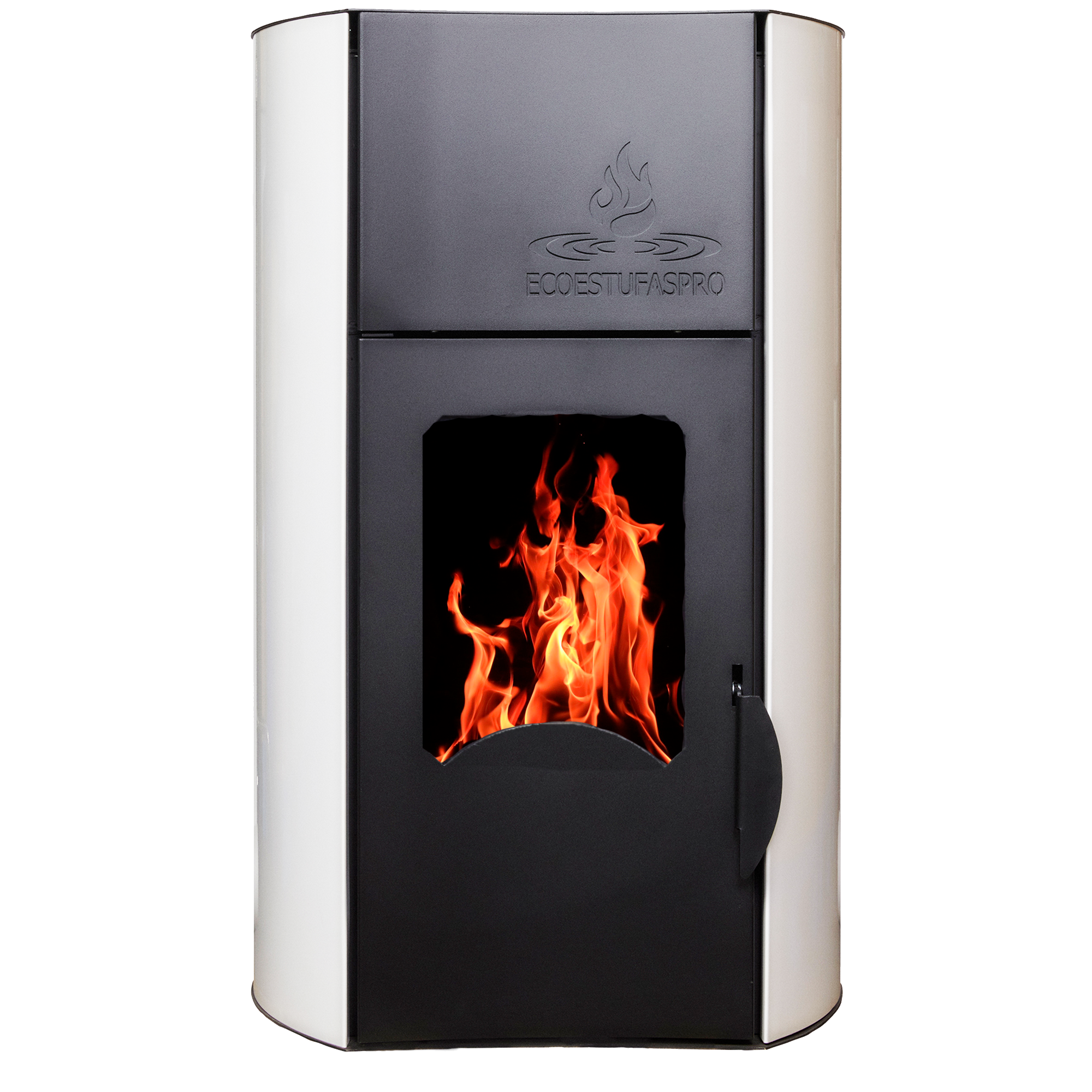 Hidroestufa de pellet Hydra 30 Blanco, 30kW hasta 240m2