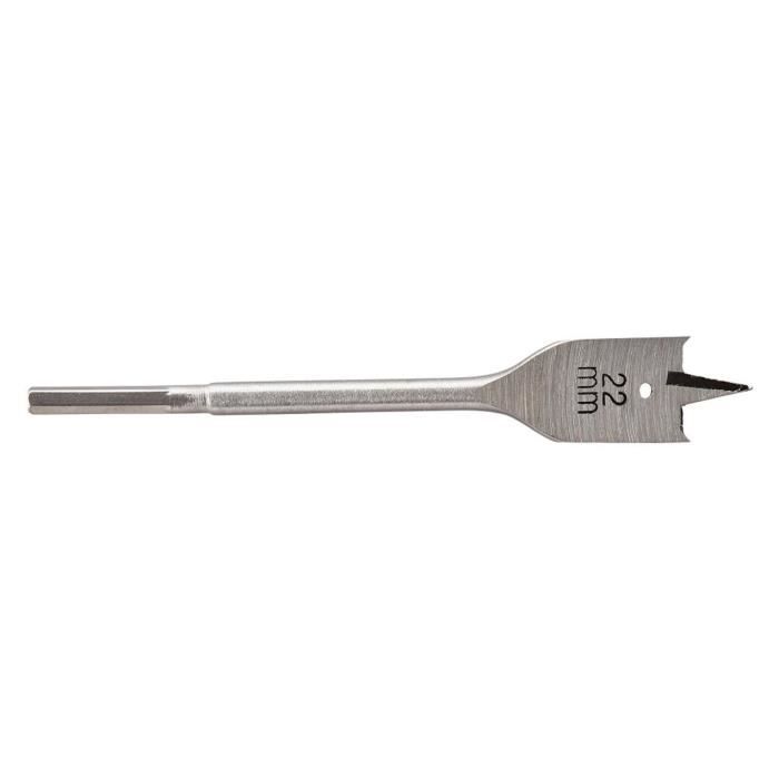 Broca plana para madera - wolfcraft - diámetro 22.0 mm