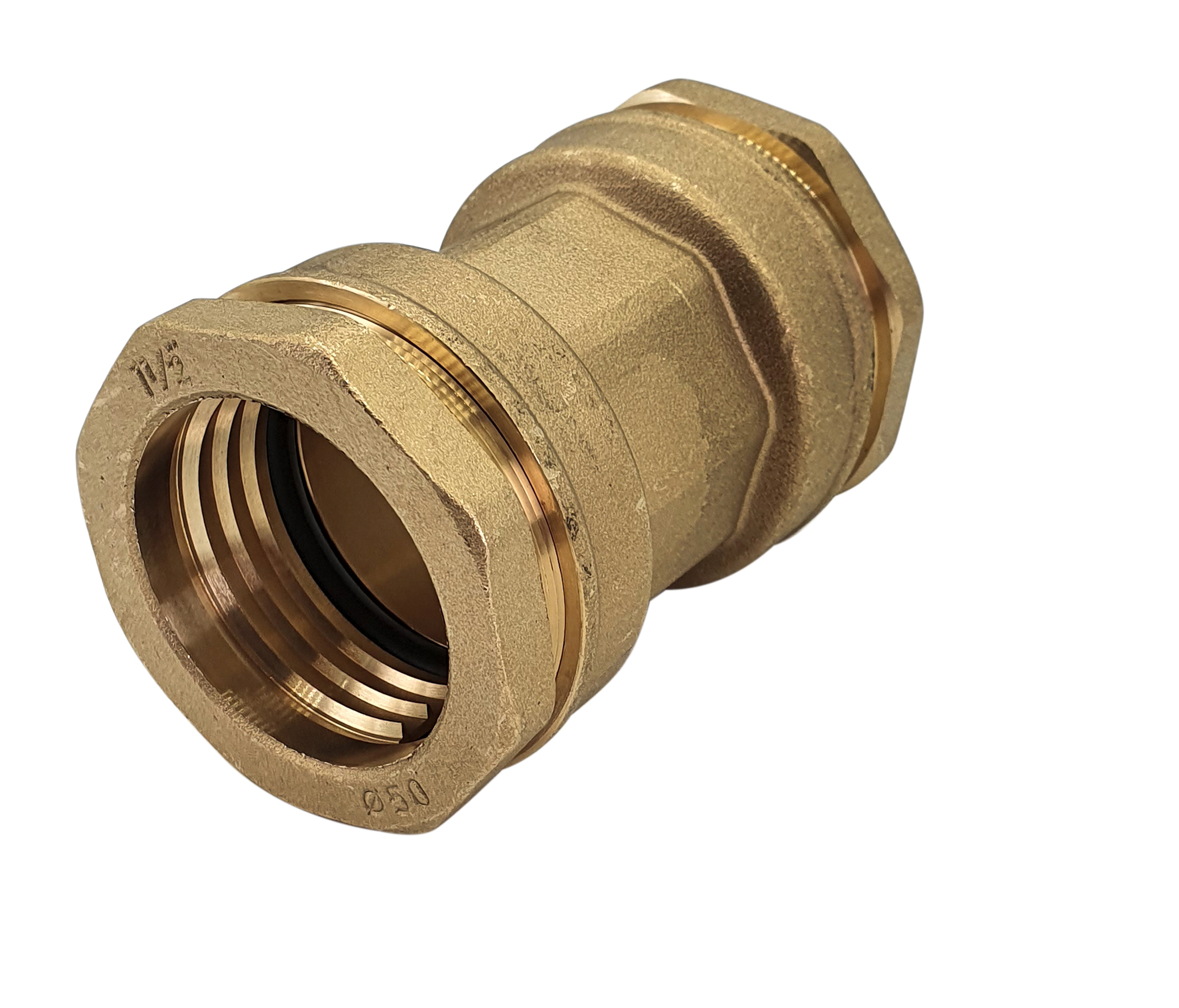 Conector de latón para tubo de reparación ø50