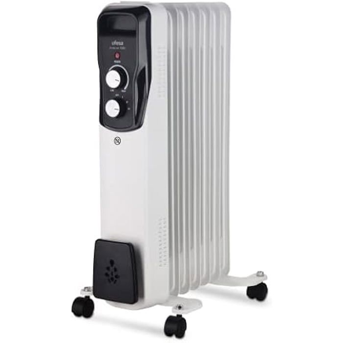 Radiador de aceite - ufesa - antares 1500 - 1500w - 7 elementos - termostat