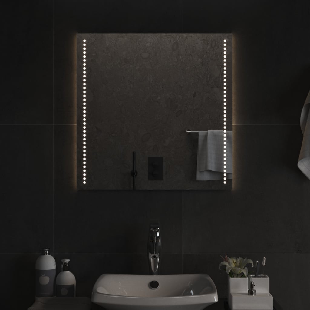 Espejo de baño con LED 60x60 cm